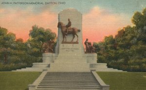 Vintage Postcard 1930's View of The John H. Patterson Memorial Dayton Ohio OH