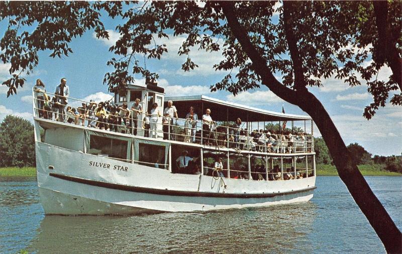 Essex Connecticut~The Valley Railroad Riverboat Silver Star Ride on River~'60s