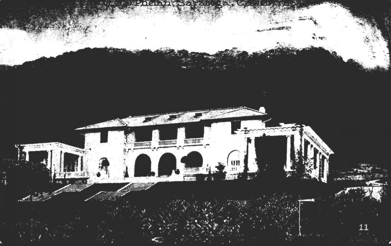 California Saratoga Residence Of Senator J D Phelan