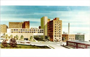 Seattle, WA Washington  VIRGINIA MASON HOSPITAL  Artist's View MEDICAL Postcard