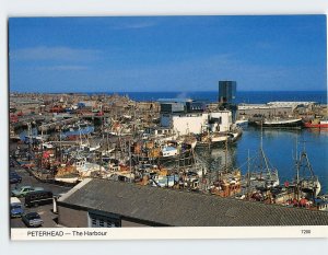 Postcard The Harbour, Peterhead, Scotland