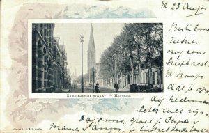 Netherlands Enschedesestraat Hengelo Vintage Postcard 07.57