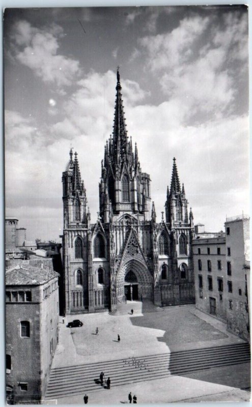 Postcard - The Cathedral - Barcelona, Spain