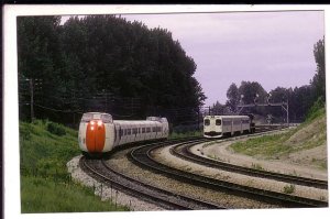 CN Railway Train, Outside Toronto Ontario,