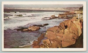La Jolla California~City Coastline~Standard Chrome Postcard
