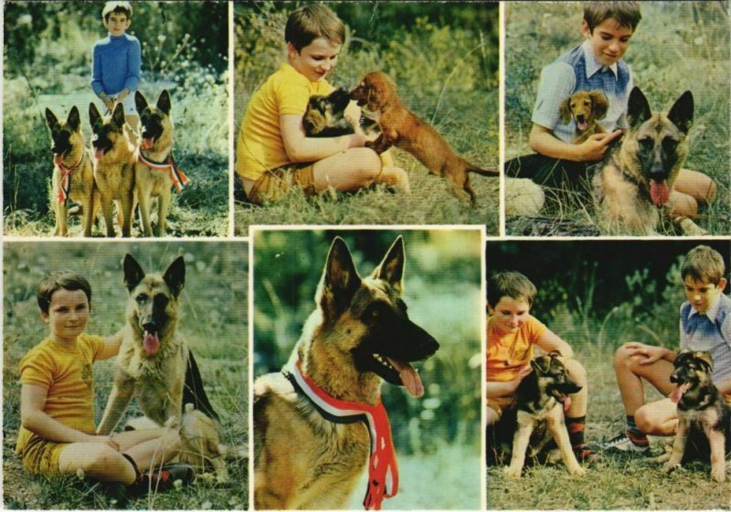 CPM LORGUES Children with Dogs (1114209)