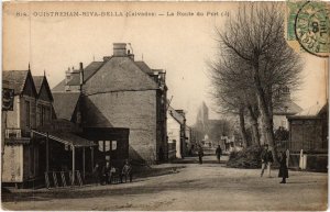 CPA OUISTREHAM RIVA-BELLA - La Route du Port (1258356)