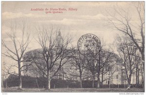 Academie de Jesus-Marie, Sillery (pres. Quebec), Canada, PU-1907