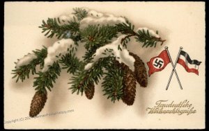 3rd Reich Germany WWII Christmas Weihnacht Card UNUSED 99528