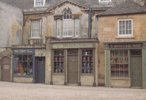 The Chemist Set Location Middlemarch BBC TV Show Stamford Lincolnshire Postcard