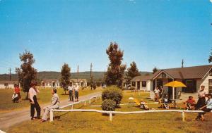 Echo Lake Pennsylvania Maple Lane Tourist Center Vintage Postcard K98012