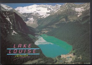 Canada Postcard - Aerial View of Lake Louise, Alberta   B2419