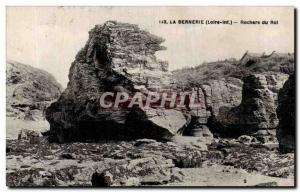 Old Postcard La Bernerie Rocks King