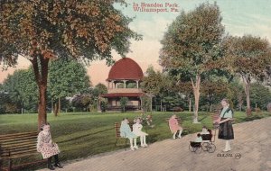 WILLIAMSPORT, Pennsylvania, 1900-1910s; In Brandon Park