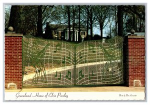 Graceland Home Of Elvis Presley Postcard Continental View Card Memphis TN