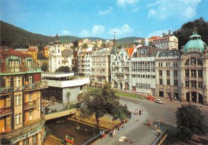 B110430 Czech R. Karlovy Vary Centre of the Spa With J.A. Gagarin Sprudel