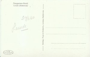 Germany Postcard - Seegarten Hotel - Lindau - [Bodensee]   A8520