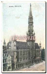 Old Postcard Brussels City Hotel