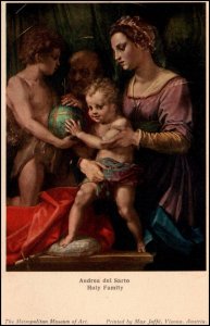 Holy Family Andrea Del Sarto Painting
