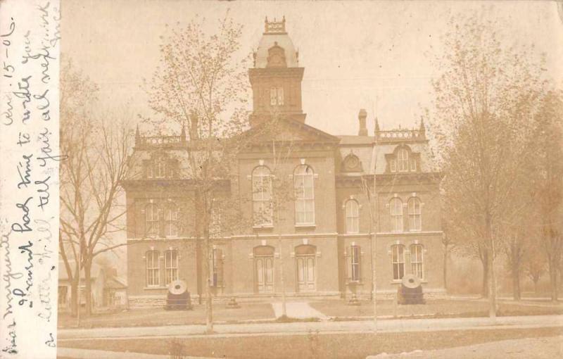 Milford Pennsylvania Court House Real Photo Vintage Postcard JE228355