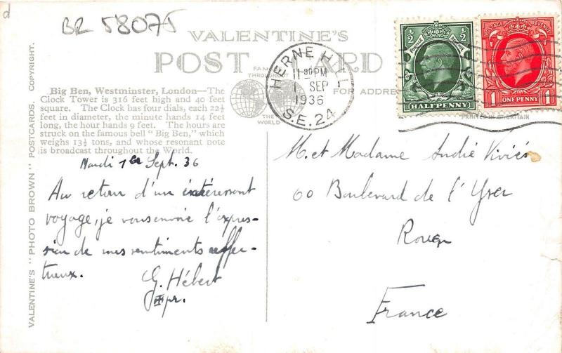 BR58075 big ben westminster   london   uk