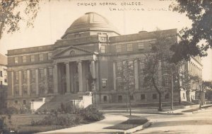 CHICAGO ILLINOIS~NORMAL COLLEGE-ENGLEWOOD~1910s P L HUCKINS REAL PHOTO POSTCARD