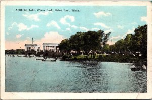 Artificial Lake Como Park St. Paul Minnesota Postcard