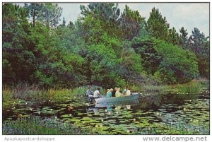 Georgia Waycross Tour Group Cruise By Boat Okefenokee Swamp Park 1970