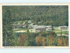 Unused W-Border COTTAGE SCENE Franconia Notch New Hampshire NH c2591