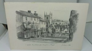 Vintage Postcard Marlborough Kingsbury St Sketch Rawlings and Phillips Judges