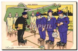 Old Postcard Illustrator Gervese Our sailors Permittees has the & # 39appel