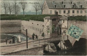 CPA PÉRONNE Porte de Paris (807808)
