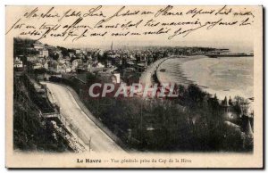 Old Postcard Le Havre General view taken of the Cape of Heve