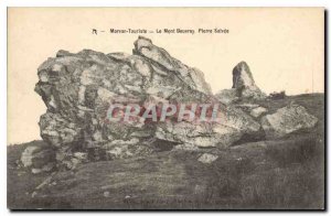 Postcard Old Morvan Tourist Mont Beuvray Pierre Salvee