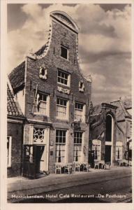 Netherlands Monnickendam Hotel Cafe Restaurant De Posthoorn Real Photo