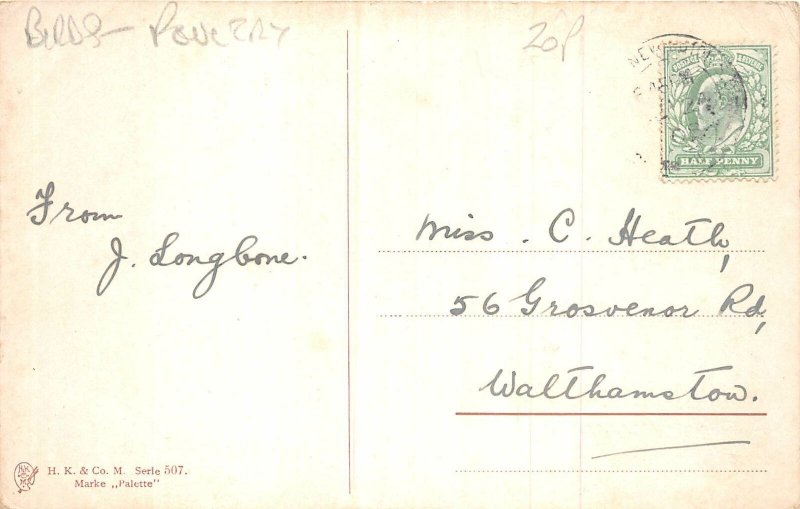 Lot218 turkey greetings christmas postcard uk