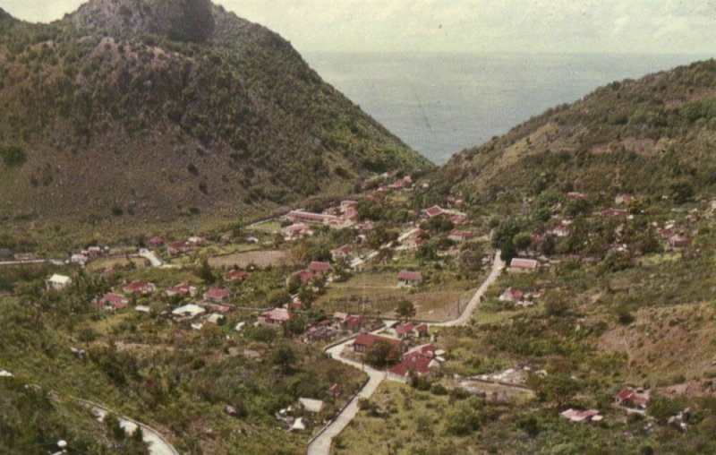 saba, N.W.I., THE BOTTOM, Panorama (1960s)