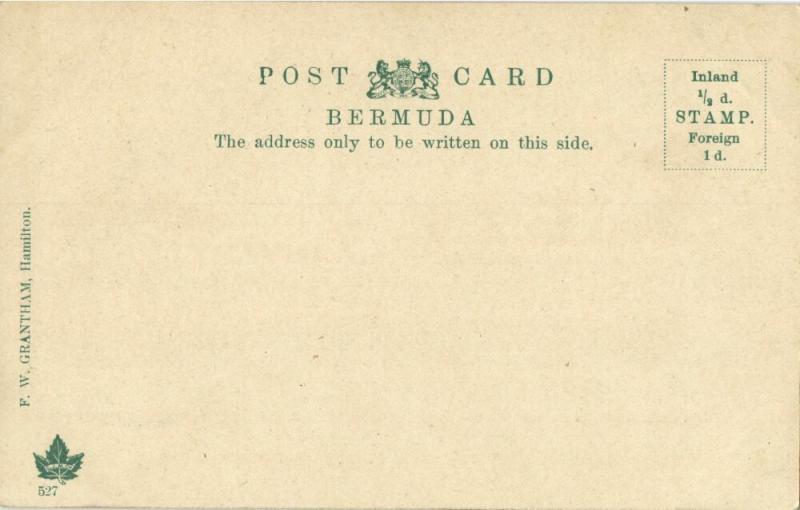 bermuda, B.W.I., Frascati Hotel (1900s) Postcard