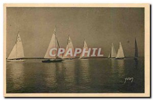 Old Postcard The Charms of Cote d'Argent Arcachon Mer et Foret The Regales Av...