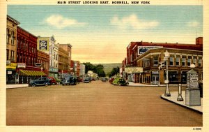 NY - Hornell. Main Street looking east