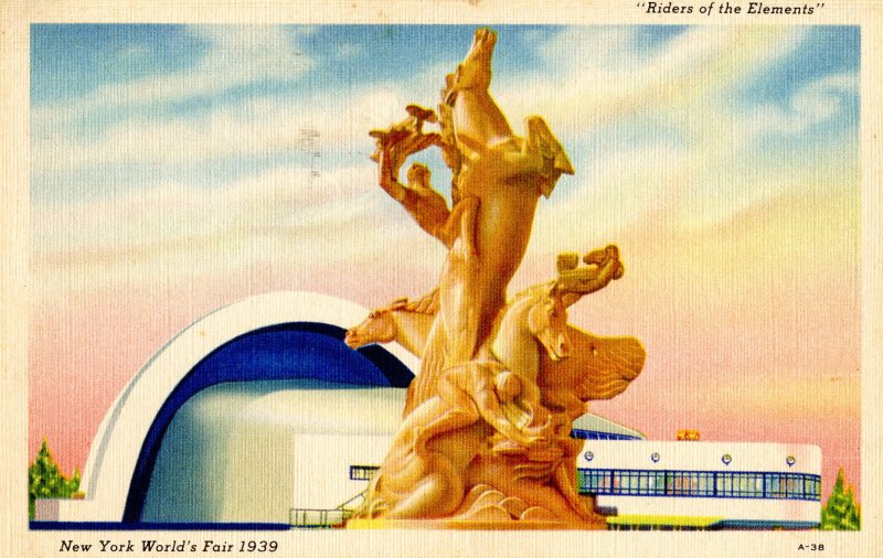 NY - New York World's Fair, 1939. Riders of the Elements