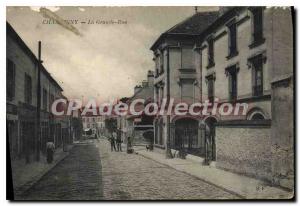 Old Postcard Champigny La Grande Rue