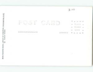 Pre-1949 rppc READING ROOM AT LIBRARY OF CONGRESS Washington DC HM3355