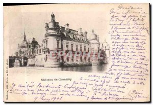 Old Postcard Chateau de Chantilly