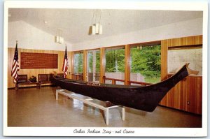 M-58337 Cedar Indian Dug-Out Canoe Fort Clatsop National Memorial Astoria Oregon