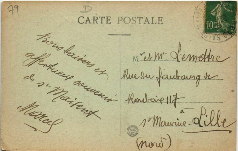 CPA SAINT-MAIXENT-l'ECOLE Stand de Tir Militaire (1141031)