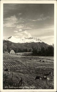 MATANUSKA VALLEY AK Dairy Farm Old Real Photo Postcard