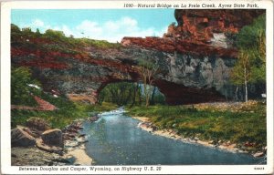 USA Between Douglas And Casper Wyoming Highway US 20 Linen Postcard 05.29 