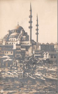 Lot343 constatinople mosque de la sultane valide a stamboul turkey real photo