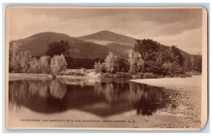 c1905's Mt. Kearsarge And Bartlett Mts. And Saco River North Conway NH Postcard 